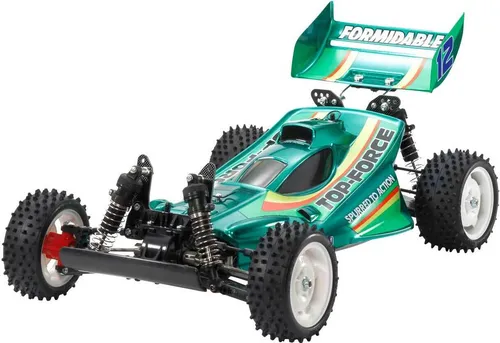Tamiya Top Force 2017 - 1:10 RC Elektro Buggy Bausatz mit Allradantrieb, Jubiläumsmodell und ideale Ergänzung für Sammler