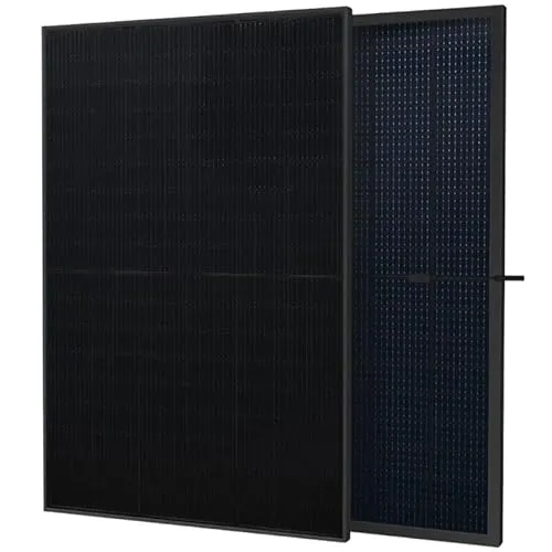 Kleines Kraftwerk 8×500Wp Solarmodul SunPro TOPCon – bifazial, Glas-Glas, Full Black - ☀️ Hochleistungs-Solarpanel mit bis zu 22,52 % Modulwirkungsgrad. Bifaziale Zellstruktur für maximale Energieausbeute und robustes Glas-Glas-Design für Langlebigkeit. Ideal für PV-Anlagen und Off-Grid-Einsätze.