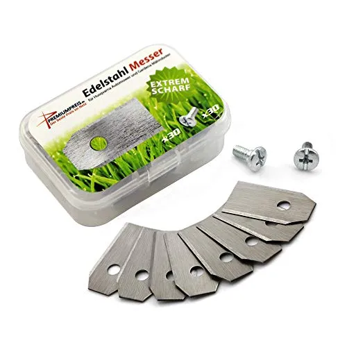 Ersatz Messer Klingen für Husqvarna Automower/Gardena Mährobotor (0,45mm) inkl. Schrauben - Premiumpreis (30)