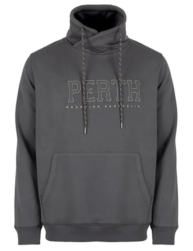 ROADSIGN australia Herren Sweatshirt Tube modern interpretiert für Urbane Herbstmomente anthrazit, 3XL