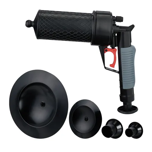 Pressluft Rohrreiniger Druckluft Abflussreiniger - Hochdruckreiniger zur effektiven Rohrreinigung, leicht und kompakt für müheloses Arbeiten. Ideal für verstopfte Abflüsse.