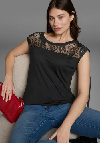 AJC Damen Rundhalsshirt, Gr. 32/34 (XS), Schwarz von AJC