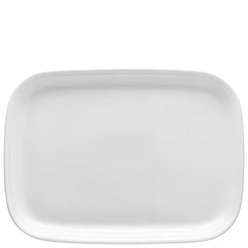 Thomas Trend Weiß Platte 38 cm - Servierplatte aus hochwertigem Porzellan, spülmaschinenfest und mit elegantem Design. Ideal für festliche Anlässe und tägliche Mahlzeiten.