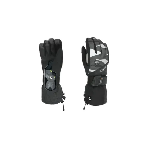 Level Fly anthracite white (69) 9 Handschuhe - Snowboard Handschuhe und Fäustlinge mit innovativem Biomex Protection System für optimalen Handgelenkschutz, wasserdicht und ideal für Freizeit, Alltag sowie Sport.