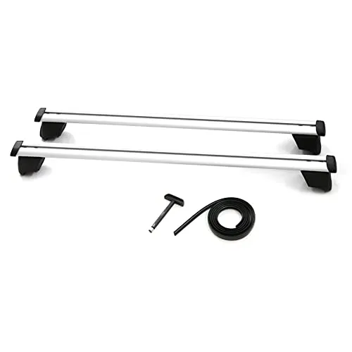 Audi 8U0071151 Grundträger Tragstäbe Dachgepäckträger Relingträger, Silber/schwarz