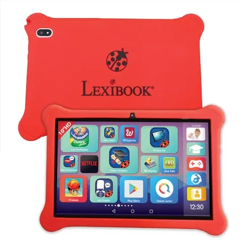 Interaktives Tablett für Kinder Lexibook 7'' - Konsolen - 7'' interaktives Tablet für Kinder, ideal für Lernspiele und kreative Aktivitäten, Wi-Fi-fähig und perfekt für Kinder ab 6 Jahren.