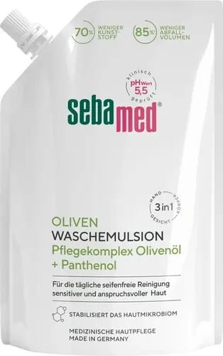 sebamed Oliven Waschemulsion Nachfüllbeutel 400 ml von sebamed
