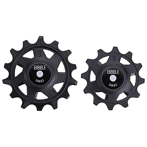 BBB Radumwerfer Riemenscheibe RollerBoys 12T 14T - Fahrradteile mit schnellem Schaltmechanismus und langlebigen, versiegelten Chromoly-Lagern für ein leises, zuverlässiges Fahrerlebnis. Ideal für SRAM 12-Gang MTB-Systeme.