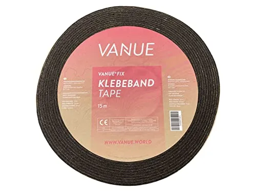 VANUE® FIX Klebeband 15 m selbstklebendes Kautschuk-Klebeband Tape 3 mm stark 50 mm breit Camperausbau