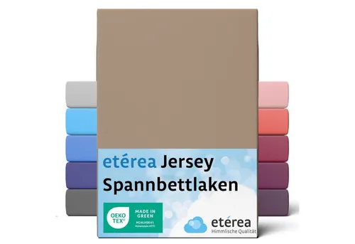 etérea Himmlische Qualität Spannbettlaken etérea Comfort Jersey Spannbettlaken, Jersey, Gummizug: rundum, (1 Stück)