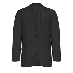 Carl Gross Jackett Sakko für Herren in dunkelgrau (1-tlg) Größe 58 - Elegantes Sakko aus 100% Schurwolle in modischem dunkelgrau, ideal für Business- & Abendmode, sorgt für einen stilvollen Auftritt.