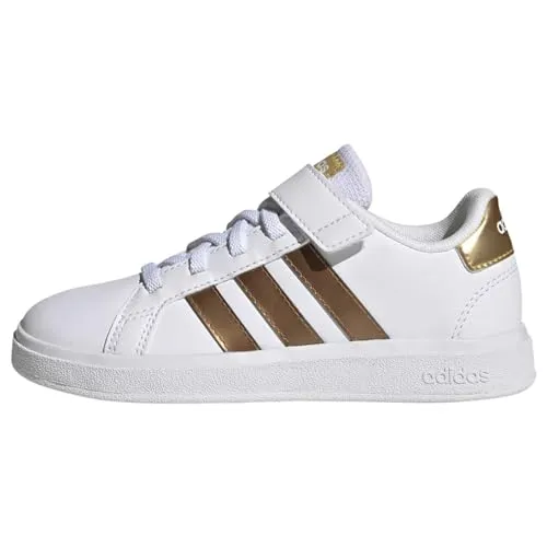 adidas Unisex Grand Sustainable Lifestyle Court Schuhe in gold von adidas
