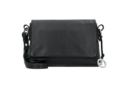 L.CREDI Silke Umhängetasche aus Leder 23 cm - Stylische Umhängetasche aus hochwertigem Leder mit geräumigem Hauptfach für Handy und Wertsachen, ideal für den Alltag.