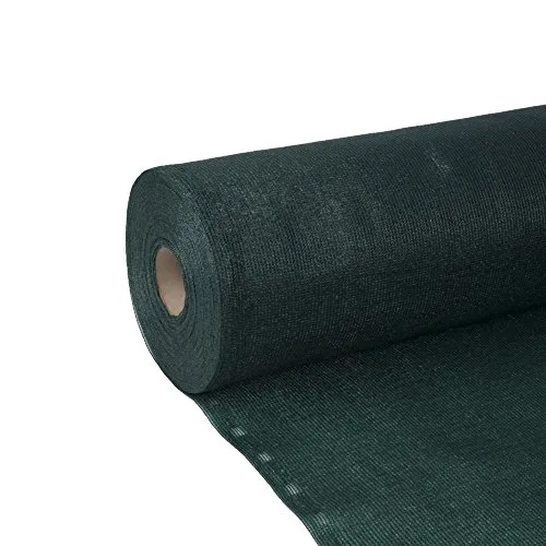 Wind- u. Sichtschutznetz 1m x 50m inkl. Kabelbinder - Planen & Abdeckfolien: Hochwertiges HDPE Gewebe mit 72% Schattierwert, ideal für Garten, Baustellen und Sportplätze. Inklusive 400 UV-stabilisierten Kabelbindern für einfache Montage.