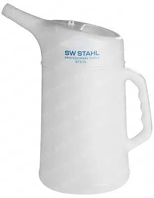 1x Füllkanne, 4 l für Öl- und Batterieflüssigkeit, 07372L SW-Stahl