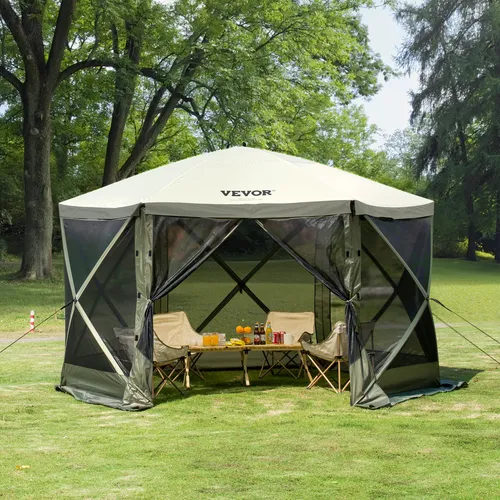 VEVOR Faltpavillon 3,66x3,66m für 8 Personen in grün von Uimoso