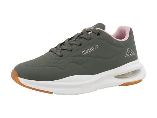 Kappa Olessa Sneaker in Grün - 41 EU - Sportliche Sneaker in khaki-rose mit leicht profiliertem Gummi-Laufsohlenprofil für optimalen Komfort und Stil.
