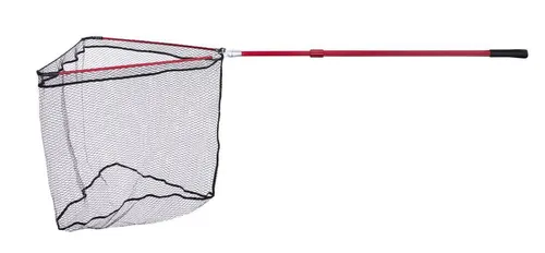 BALZER Shirasu Kescher 2-teilig – 240 cm mit 75 cm Netzgröße - Praktischer Kescher für Süßwasserangeln, ideal für den Einsatz beim Fangen von Fischen. Mit einer Maschenweite von 12 mm bietet er optimale Funktionalität und Langlebigkeit.