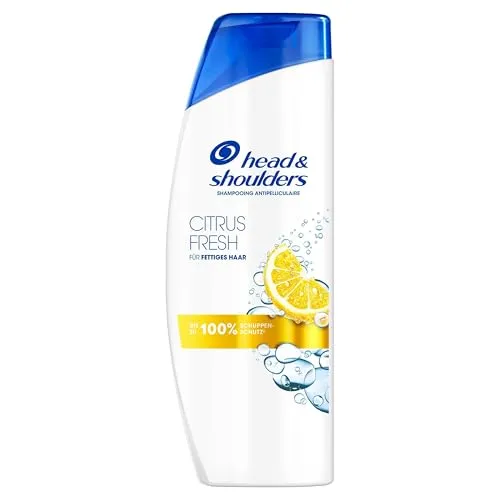 Head & Shoulders Citrus Fresh Anti-Schuppen-Shampoo Für Fettiges Haar 500ml Zur Täglichen Anwendung. Bis Zu 100% Schuppenschutz, Klinisch Getestet. Sauberes Frischegefühl Mit Zitrusduft