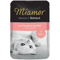 Miamor Ragout Royale Thunfisch und Huhn in Sauce 100 g