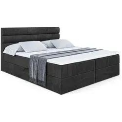 ALTDECOR Boxspringbett CELESTIA in schwarz von ALTDECOR