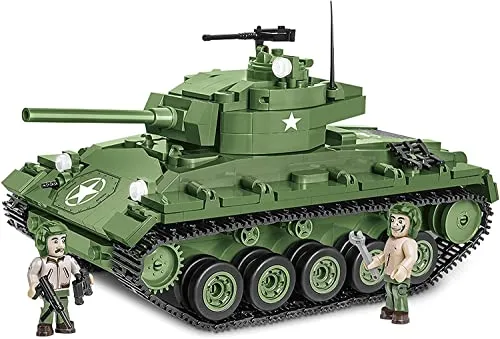 COBI 2543 - Amerikanische Armee Bausteine in Grün, 590 Teile, kompatibel mit anderen Marken und inklusive Montageanleitung