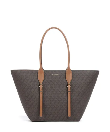 Michael Kors Moore Shopper Damen - braun 30R5G9OT7B-252 - Eleganter Michael Kors Moore Shopper aus hochwertigem Lederimitat, ideal für den täglichen Gebrauch und stilvolle Aufbewahrung.