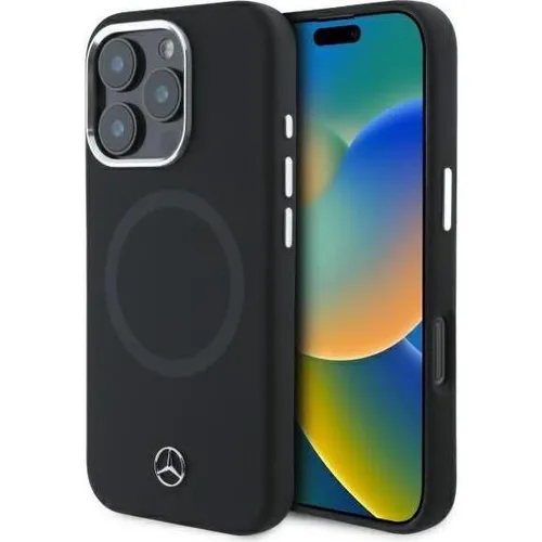 Mercedes Hülle für iPhone 16 Pro Max 6.9 - Hardcase Silikon mit Tonal Logo - TPU Schutzhülle für optimalen Schutz und elegantes Design, perfekt für Mercedes-Fans und iPhone 16 Pro Max Nutzer.