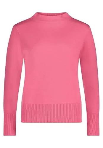 Betty Barclay Damen Strickpullover mit Stehkragen 36, Pink
