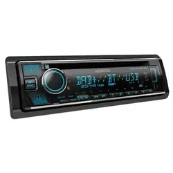 KDC-BT760DAB - 1DIN CD USB-Receiver mit Bluetooth, DAB+ Radio und Alexa Sprachsteuerung für optimales Hörerlebnis unterwegs