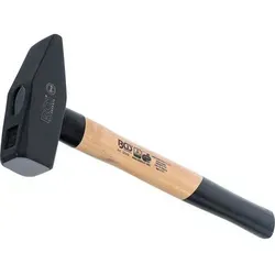 BGS Schlosserhammer 52315, 1500 g mit Hickory-Stiel - Hämmer für universelle Arbeiten, ideal zum Einschlagen von Nägeln und Dübeln, mit induktiv gehärteten Schlagflächen und schützender Stielschutzhülse.