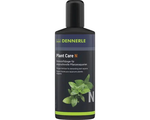Dennerle Plant Care N, 250 ml - Stickstoff-Dünger für Aquarien, optimale Pflanzenversorgung für prächtige Farben und hohe Reichweite