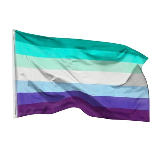 PHENO FLAGS Gay Pride Flagge 90x150cm - wetterbeständige Pride Fahne mit Messingösen, 100% Polyester, robuste Doppelnaht & in lebendigen Farben - ideal für Flaggen-Liebhaber