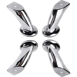 BAYLI Tischbein 8er Set Möbelbeine Metall, 12cm Höhe für Sofas - Stilvolles 8er Set Möbelbeine aus robustem Metall, 12cm hoch – ideal für Schränke und Sofas. Verleihen Sie Ihren Möbeln einen modernen Look und optimieren Sie die Raumausnutzung!