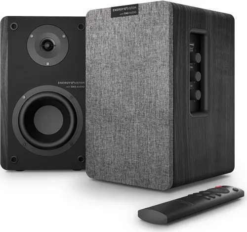 Energy Sistem Studio Monitor 4 Hi Fi Bluetooth 5.0 Subwoofer Speaker - Lautsprecher mit 50 W Leistung, ideal für hochwertigen Sound und kabelloses Streaming dank Bluetooth 5.0.