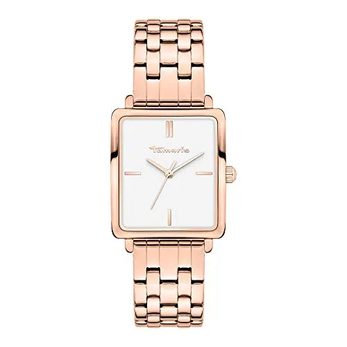 Tamaris Damen Analog Quarz Uhr mit Edelstahl Armband TT-0014-MQ - Armbanduhren für Damen, elegante Damenuhr mit kratzunempfindlichem Mineralglas und hochwertigem Edelstahlarmband, ideal für jeden Anlass.