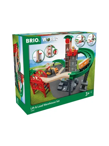 BRIO World 33887 Großes Lagerhaus-Set
