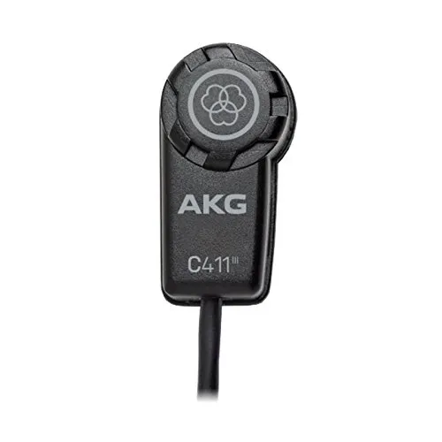 AKG C 411 L B-Stock - Kondensator Klebe-Mikrofon - Mikrofone, B-Stock mit voller Garantie, ideal für Gitarre, Violine und Akkordeon, kompakt und leicht, liefert exzellenten Klang.