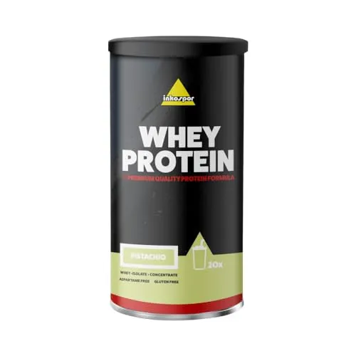 Inkospor Whey Protein - 600g Dose Pistachio - Nahrungsergänzungsmittel mit 75% Eiweiß und 9 Vitaminen, ideal für den Muskelaufbau und die Erhaltung der Muskelmasse. Schnell löslich und perfekt nach dem Training.