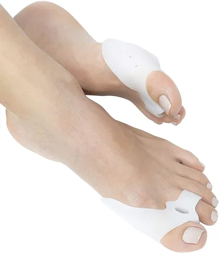 COOL-I® Hallux Valgus Zehenspreizer – 2 Paar, Einstellbar, BPA-frei, Universalgröße