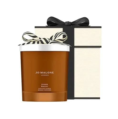 Jo Malone London - Ginger Biscuit Scented Candle 200g - Kerzen im Glas mit verführerischem Ginger Biscuit Duft, ideal für eine gemütliche Atmosphäre und entspannende Momente.