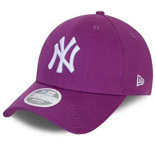 New Era 9Forty Damen Cap - New York Yankees in Lila - Hüte & Mützen, stylisches Baseballcap aus 100% Baumwolle, perfekt für sportliche Freizeitlooks im Sommer.