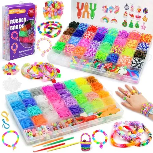 Loom Bänder Set 5000 Farben für Kinder von AOKITO