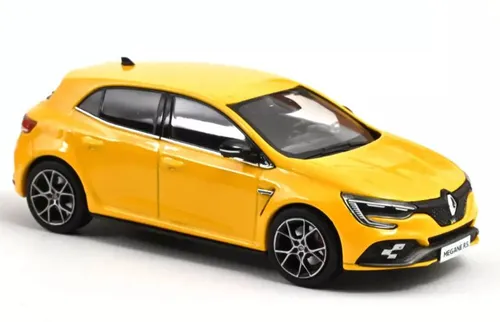 NOREV 1:43 Renault Megane R.S. Trophy 2020 - Gelb - Modellbau 1:43, detailgetreues Sammlermodell des sportlichen Renault Megane R.S. Trophy in auffälligem Gelb.