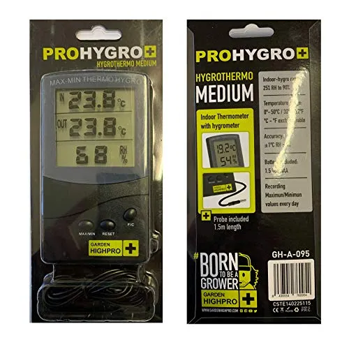 Garden Highpro Thermo- Hygrometer medium