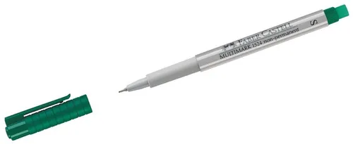 Faber-Castell Folienstift Folienschreiber Multimark grün non permanent 0,4
