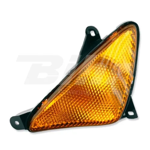 Blinker vorne links V PARTS Originaltyp mit orangefarbenem Glas.