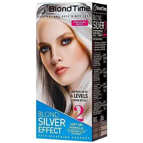 Blond Time Haarbleichprodukt Silber Effekt Professionelle Ergebnisse