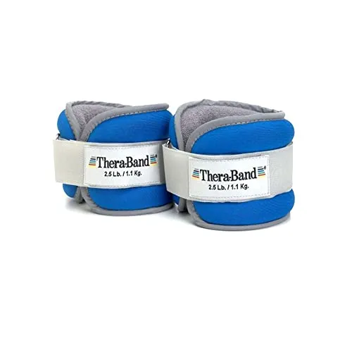 TheraBand Gewichtsmanschetten (1 Paar) Blau | 1,130 kg, Onesize