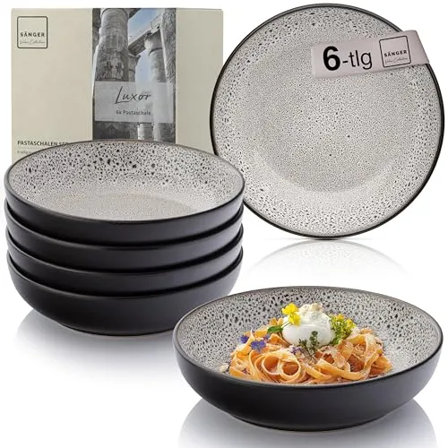 SÄNGER Luxor Steingut Pastaschalen Set 6 tlg von Sänger